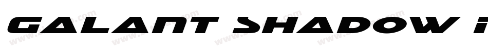 Galant Shadow Italic字体转换